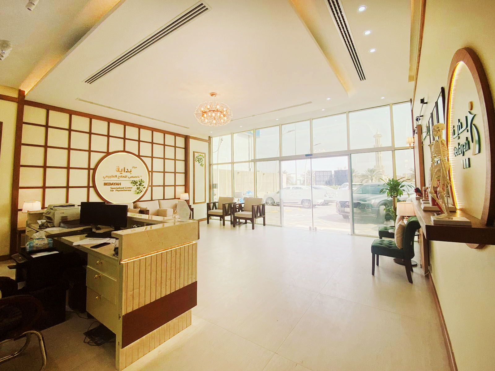 Office fit-out Riyadh after - Bedayah workspace after complete fit-out