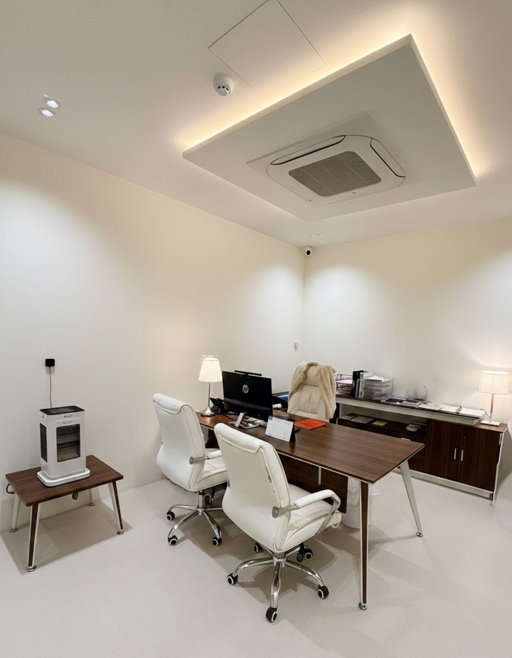 BEMS office glass partition installation Riyadh