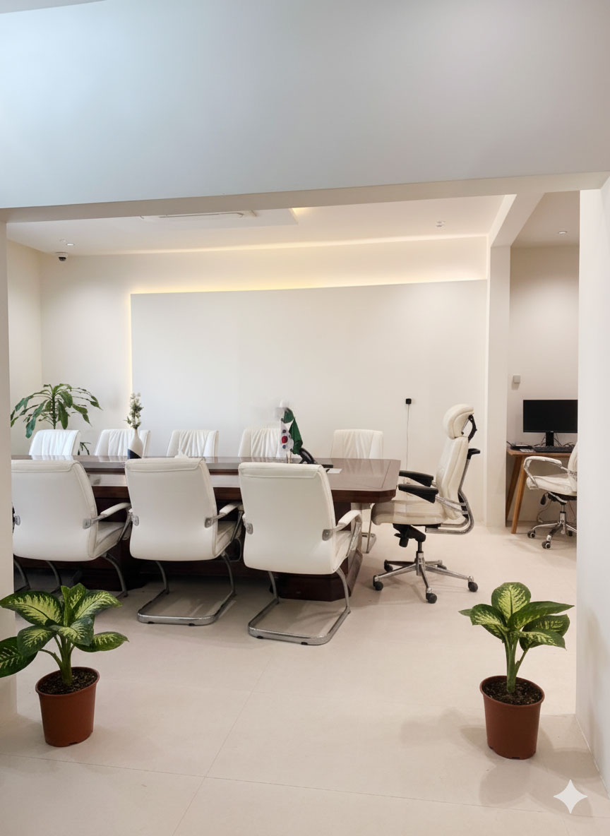 BEMS office completed ceiling design Riyadh