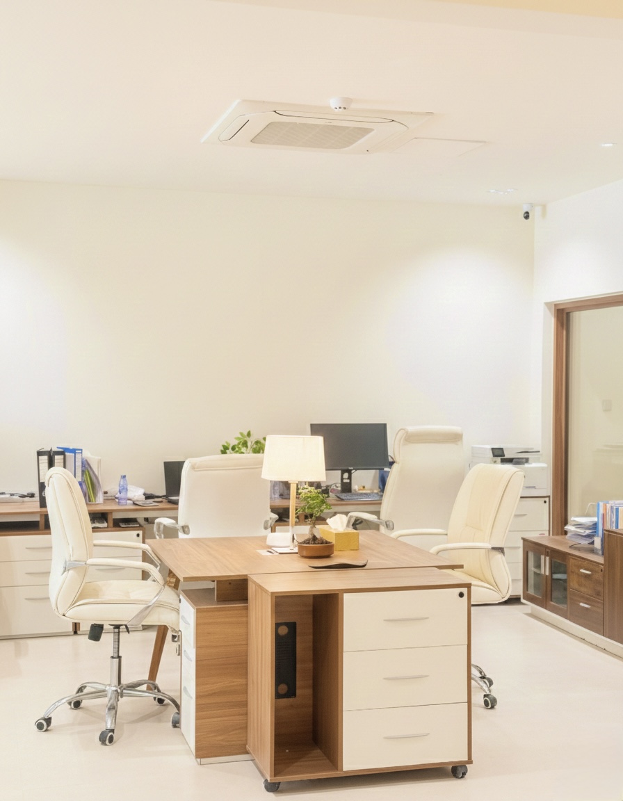 Office Remodeling Project Riyadh - conference room after remodeling by Hanjin E&T