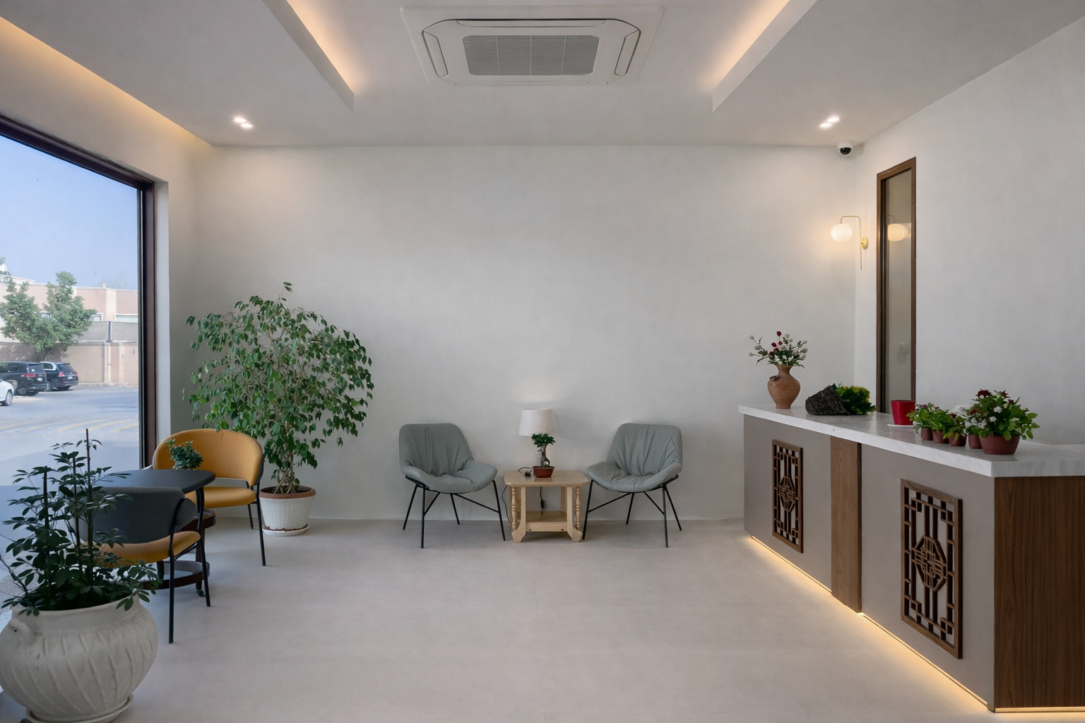 Office Remodeling Project Riyadh - workstation area after remodeling by Hanjin E&T