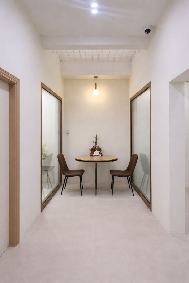 BEMS office completed hallway design Riyadh