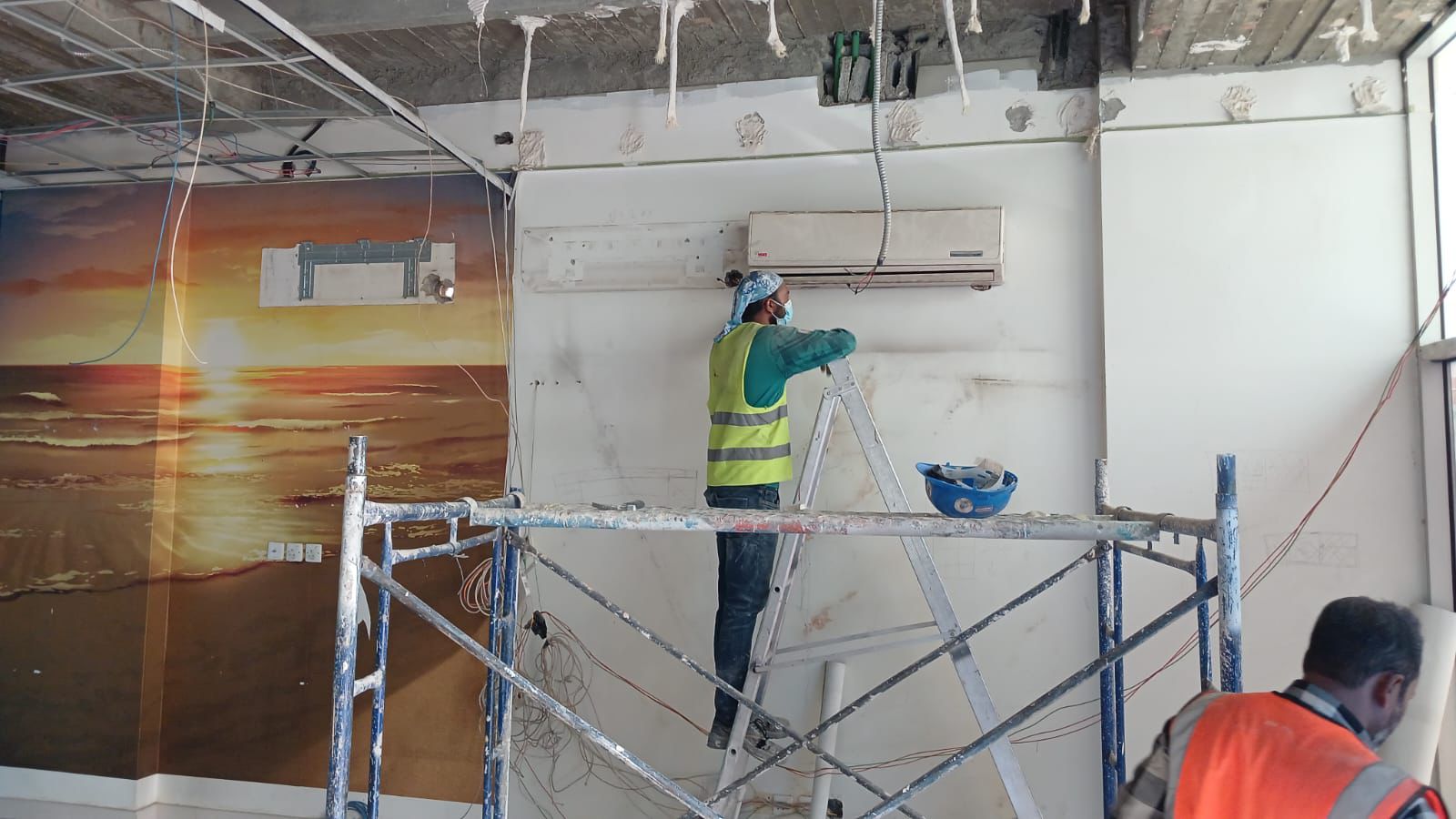 Office fit-out installation at Bedayah Riyadh