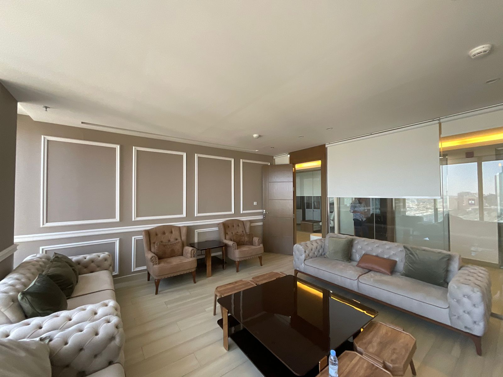 Office fit-out Riyadh before - Hanwha project executive office