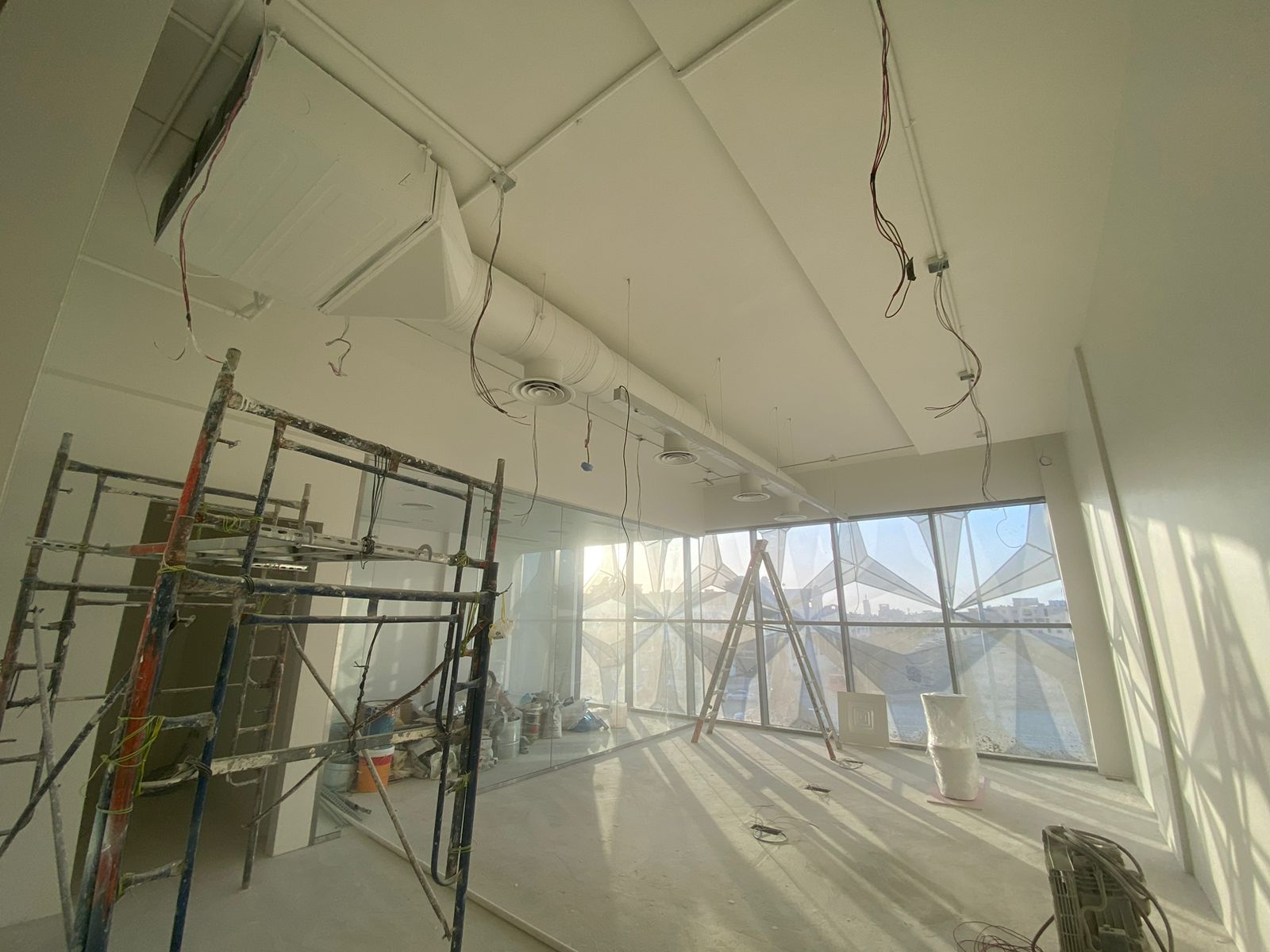 Fit-out work in progress for Heerim Architects & Planners, Riyadh 2024
