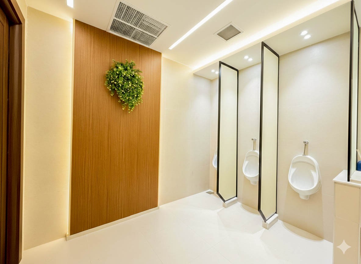 Office fit-out Riyadh – Final toilet renovation showcase