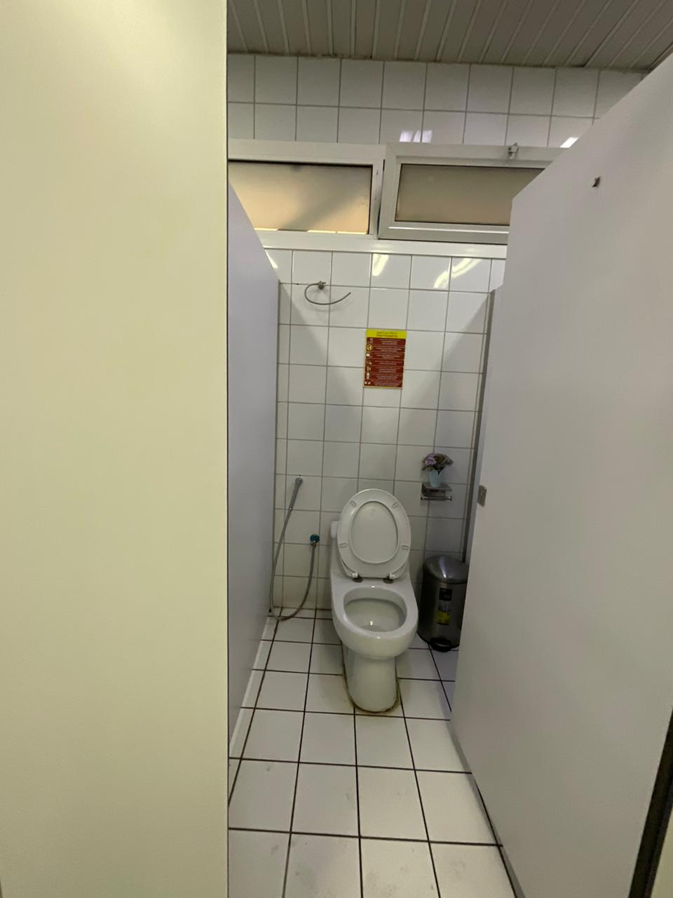Office fit-out Riyadh before – Washroom condition upgrading
